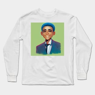 Barack Obama | President of the United States | Anime style Long Sleeve T-Shirt